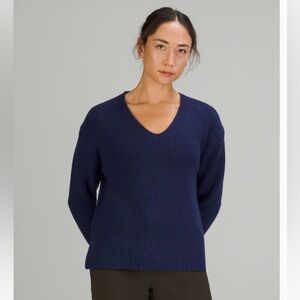 Lululemon Merino Wool V-Neck Sweater